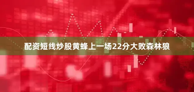 配资短线炒股　　黄蜂上一场22分大败森林狼